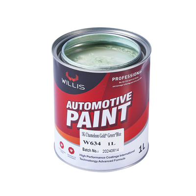 1K Multicolor Cambiando Efecto de Ilusión Perlescente Pintura Resina Acrílica con Revestimiento y Pintura de Color Púrpura Azul Verde