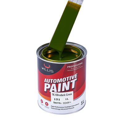 Toque para arriba la materia prima principal de acrílico lustre metálico del color de la pintura del coche 1K del alto