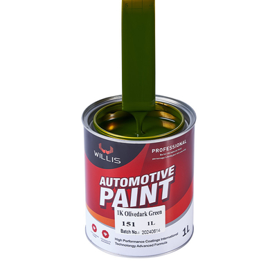 Toque para arriba la materia prima principal de acrílico lustre metálico del color de la pintura del coche 1K del alto