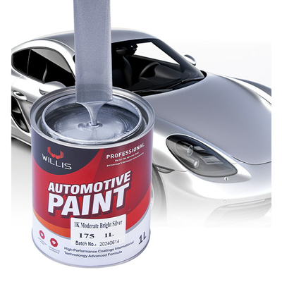 1K Púrpura de revestimiento de color plateado pintura de pulverización de automóviles Dos años de vida útil