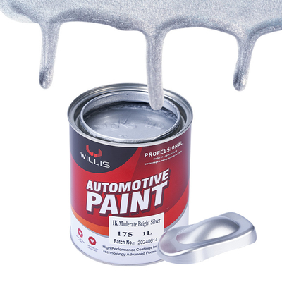 1K Púrpura de revestimiento de color plateado pintura de pulverización de automóviles Dos años de vida útil