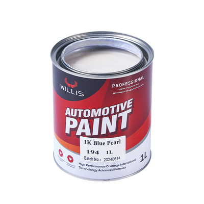 Pintura de automóviles azul brillante y perlable Laca acrílica clara Perla Blanca Pintura de automóviles Alta capa sólida y clara
