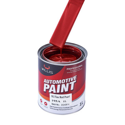 Pintura para automóviles acrílica perla roja