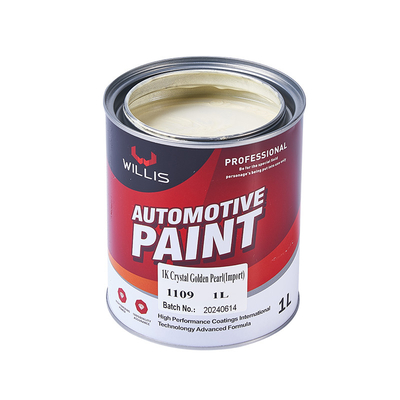 Pintura para automóviles de cristal blanco perla Adhesión fuerte Materia prima acrílica Pintura para automóviles de automóviles Pintura metálica para automóviles