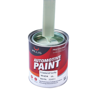 1K Multicolor Cambiante Efecto de Ilusión Perlescente Pintura Resina Acrílica Con Pintura de Revestimiento Azul Verde Púrpura