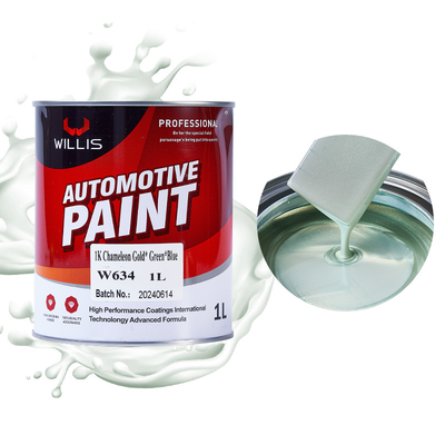 1K Multicolor Cambiante Efecto de Ilusión Perlescente Pintura Resina Acrílica Con Pintura de Revestimiento Azul Verde Púrpura