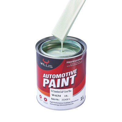 1K Multicolor Cambiante Efecto de Ilusión Perlescente Pintura Resina Acrílica Con Pintura de Revestimiento Azul Verde Púrpura