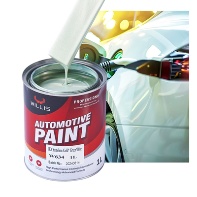 1K Multicolor Cambiante Efecto de Ilusión Perlescente Pintura Resina Acrílica Con Pintura de Revestimiento Azul Verde Púrpura