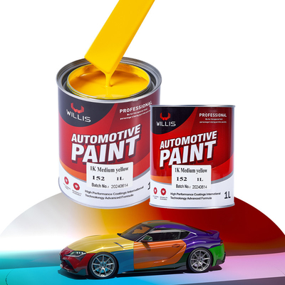 Pintura de aire acrílico para automóviles 1K de alta capacidad de cobertura para defectos menores en la superficie