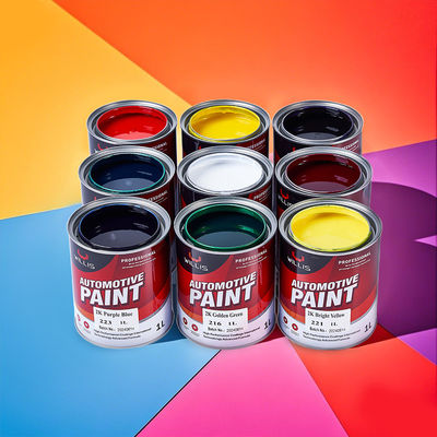 Resistencia química 2k pintura sólida para protección de automóviles de alto brillo