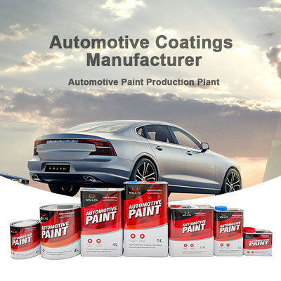 Pintura de capa transparente para automóviles de alto contenido sólido y viscosidad para servicios OEM y ODM