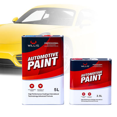 Spray de capa transparente 2K de alta dureza para repintado automotriz – Bajo VOC, acabado brillante diamante, resistente a rayones y UV (Kit de 5L con endurecedor)
