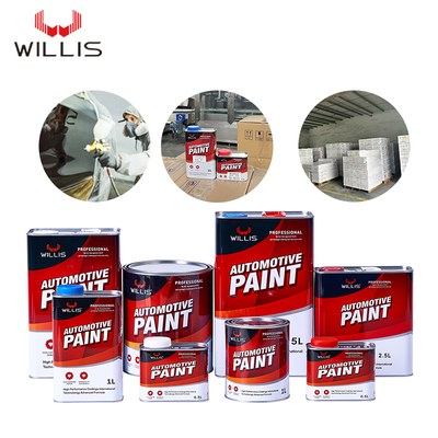 4L delgador para pintura de automóviles alta resistencia y protección UV incluida, pintura de automóviles de 2K, capa clara, putty, primer