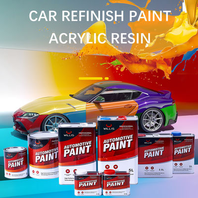 Pintura para Automóviles Willis Brand, Resina Epoxi, Resina Acrílica, Pistolas de Pintura, Pintura para Carrocería, Diluyente, Endurecedor para Pintura Automotriz, Capa Transparente, Pintura para Automóviles 1K y Secado Rápido en Múltiples Colores, Servicios OEM y ODM