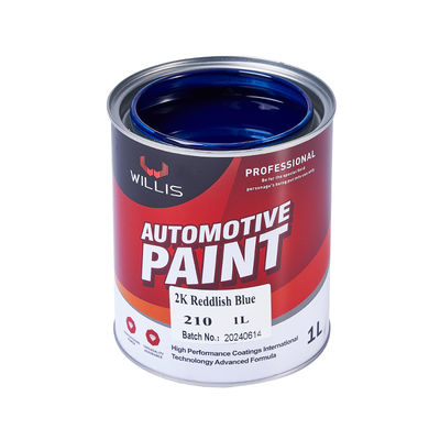 Pintura para coche acrílica 2K de alta calidad, azul rojizo, color metálico automotriz, buen precio, suministro de pintura en aerosol, revestimiento para reparación de automóviles