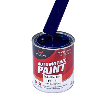 Pintura para coche acrílica 2K de alta calidad, azul rojizo, color metálico automotriz, buen precio, suministro de pintura en aerosol, revestimiento para reparación de automóviles