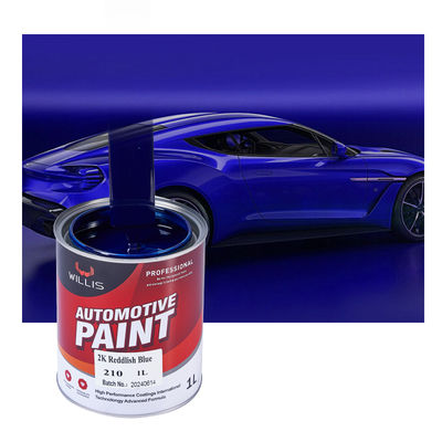 Pintura para coche acrílica 2K de alta calidad, azul rojizo, color metálico automotriz, buen precio, suministro de pintura en aerosol, revestimiento para reparación de automóviles