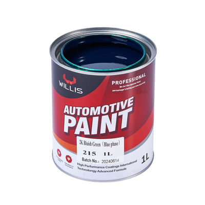 Pintura acrílica verde azulado 2K para recubrimiento de automóviles y plásticos