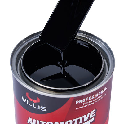 Pintura para automóviles de alto brillo 2K Azulado Extra Negro Revestimiento líquido de fábrica Suministro de múltiples colores Precio bajo Opciones OEM Revestimiento plástico