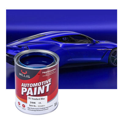 Standard Blue 2K Solid Paint with 1L 4L 20L Size Options and 2 Years Shelf Life for Automotive Refinish