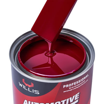 Pintura sólida de resina acrílica de alta densidad 2K con color personalizable para reparación de automóviles