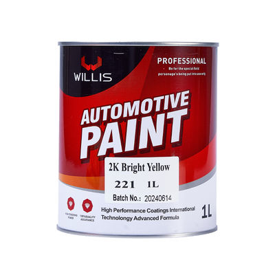 Pintura sólida de resina acrílica 2K con recubrimiento líquido en tamaños de 1L / 4L / 20L para aplicación con aerosol