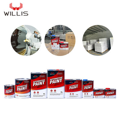 Alta sólida 2K Acrílico Clear Coat Automotriz Refinish Transparente pintura de automóviles Barniz Liquido Rociado Basecoat