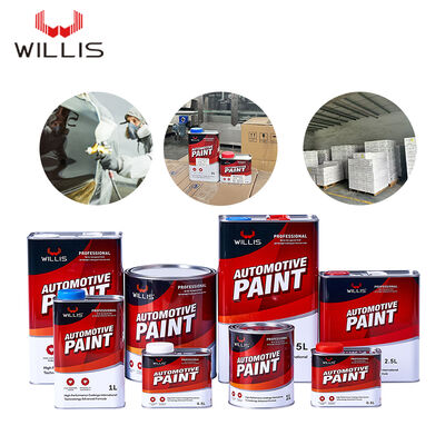Hot Sale Auto Body 2K/1K Car Paint Standard Thinner 2K/1K Color Acrylic Coatings Automotive Coatings Base Coat Clear Coat Paint