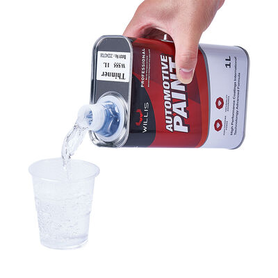 Diluyente acrílico 1K 2K para pintura de automóviles de ultra bajo olor, precio de fábrica, pintura automotriz, recubrimiento diluyente, diluyente industrial para repintado
