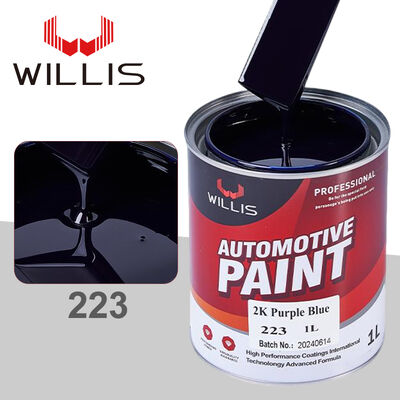 WILLIS 223 2K Purple Blue Acrylic Car Paint Liquid Coating Spray Refinish OEM Available