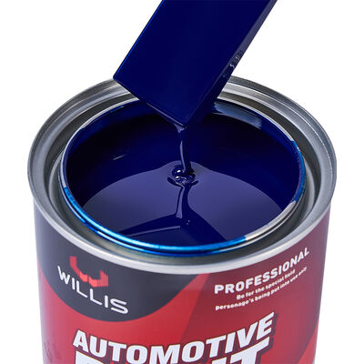 Venta caliente 2K Auto Acrílico Pintura de pulverización Azul Metálico Brillante Coatings líquidos de automóviles Topcoat de múltiples colores Suministro de fábrica OEM