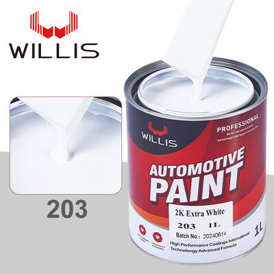 Pintura de automóviles de alto brillo 2K Clear Coat Revestimiento líquido Revestimiento plástico WILLIS Brand Varnish con endurecedor