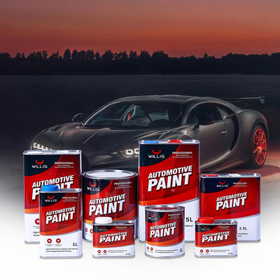 WILLIS Mixed Acrylic Resin 2K Automotive & Boat Paint Liquid Coating Spray Paint with Plastic Coating