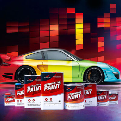 WILLIS 202 Acrylic 1K 2K Polyurethane Metallic Color Car Body Spray Paint Automotive Repair Refinish Coating