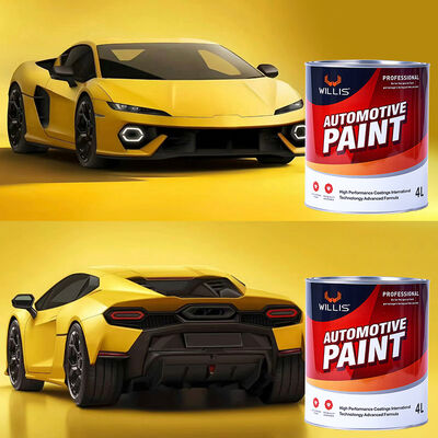WILLIS 206 2K Car Refinishing Paint Auto Body Refinish Spray Paint Solid Colors High Gloss Blue Acrylic Coating Metal