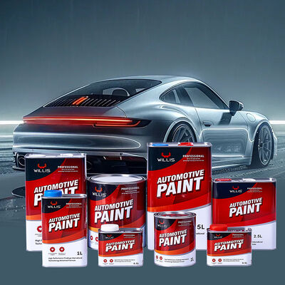 WILLIS 2K Resina acrílica de color sólido pintura de acabado de automóviles para automóviles y reparación de metales aplicación de aerosol recubrimiento líquido
