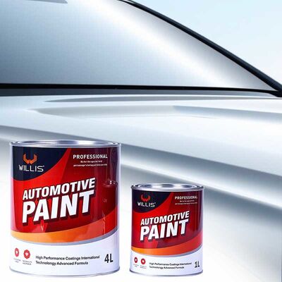 Pintura acrílica en aerosol de color sólido 1K/2K WILLIS Model 201, ecológica, para carrocería de automóvil, código OEM, recubrimiento líquido
