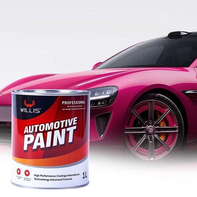 Pintura acrílica en aerosol de color sólido 1K/2K WILLIS Model 201, ecológica, para carrocería de automóvil, código OEM, recubrimiento líquido