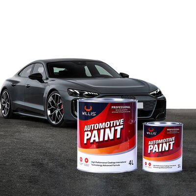 Pintura de carrocería de coche Sostenible Eco WILLIS Pintura para automóviles 1K 2K Acrílico de color sólido en aerosol con código OEM Recubrimiento líquido para plástico metal