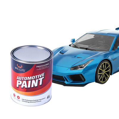 Pintura de carrocería de coche Sostenible Eco WILLIS Pintura para automóviles 1K 2K Acrílico de color sólido en aerosol con código OEM Recubrimiento líquido para plástico metal