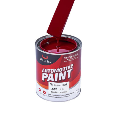 Fabricante chino de pintura automotriz, recubrimiento 2K rojo rosa, buen precio, suministros, pintura de dos componentes para repintado de automóviles