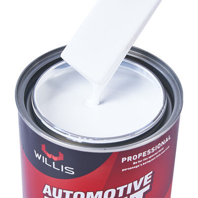 Pintura de coche blanca sólida 1K 2K de alta venta, recubrimiento líquido de fábrica para automóviles, acabado metálico y plástico para automóviles, principalmente resina acrílica