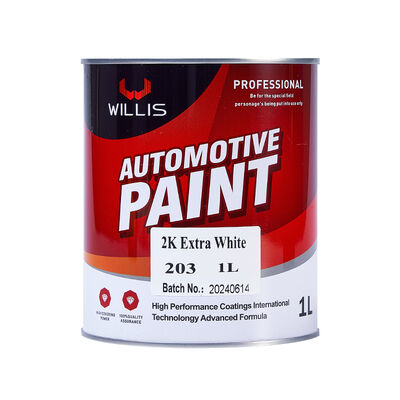 Pintura en aerosol para reparación de automóviles 2K de alto brillo extra blanco, resina acrílica líquida de alta apariencia para reparación de automóviles a bajo precio
