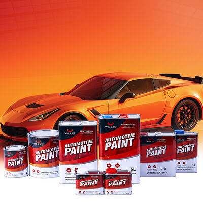 WILLIS 1K Basecoat Automotive Acrylic Spray-On Coating para Car Boat Refinish Plastic Coating Modelo 154 Líquido a base de pigmento