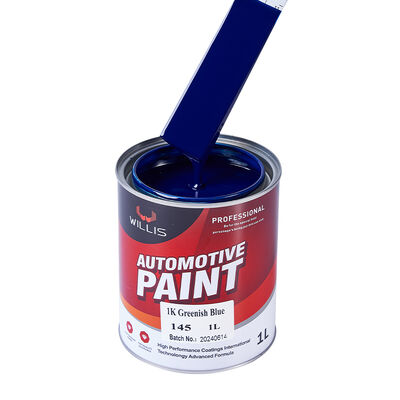 Pintura de coche azul Willis 1K Guangdong Estándar Automotriz Base Líquida Aplicación en Spray