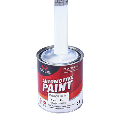 1K Transparente Blanco Recubrimiento Líquido para Reparación Automotriz Pintura de Acabado de Coche Resina Acrílica Ecológica de Alto Rendimiento