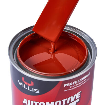 Venta caliente 1K pintura de recubrimiento de automóviles Resina acrílica de alto rendimiento hierro Tonos metálicos rojos Automoción Refinar pintura de automóviles Precio bajo