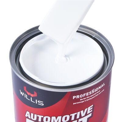 Pintura de alta calidad de 1K de un solo componente Blanco de automoción de alta cobertura de alta cobertura de resina acrílica eficiente