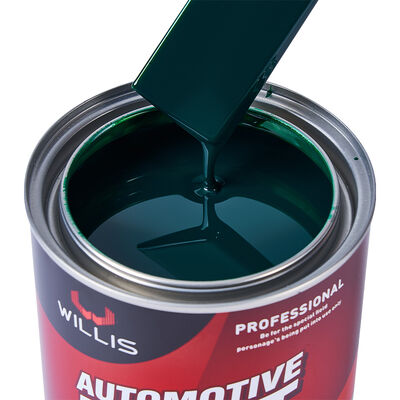 Basecoat sólido de recubrimiento automático 1K verde dorado fabricado en China, pintura acrílica para reparación de automóviles 1K 2K