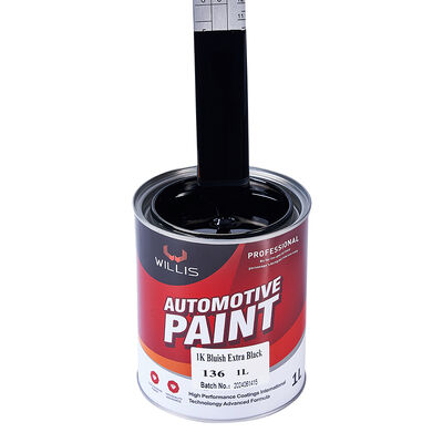 1K Bluish Extra Black Car Auto Paint Liquid Coating Car Refinish Surface Painting Spray Application with Included Thinner